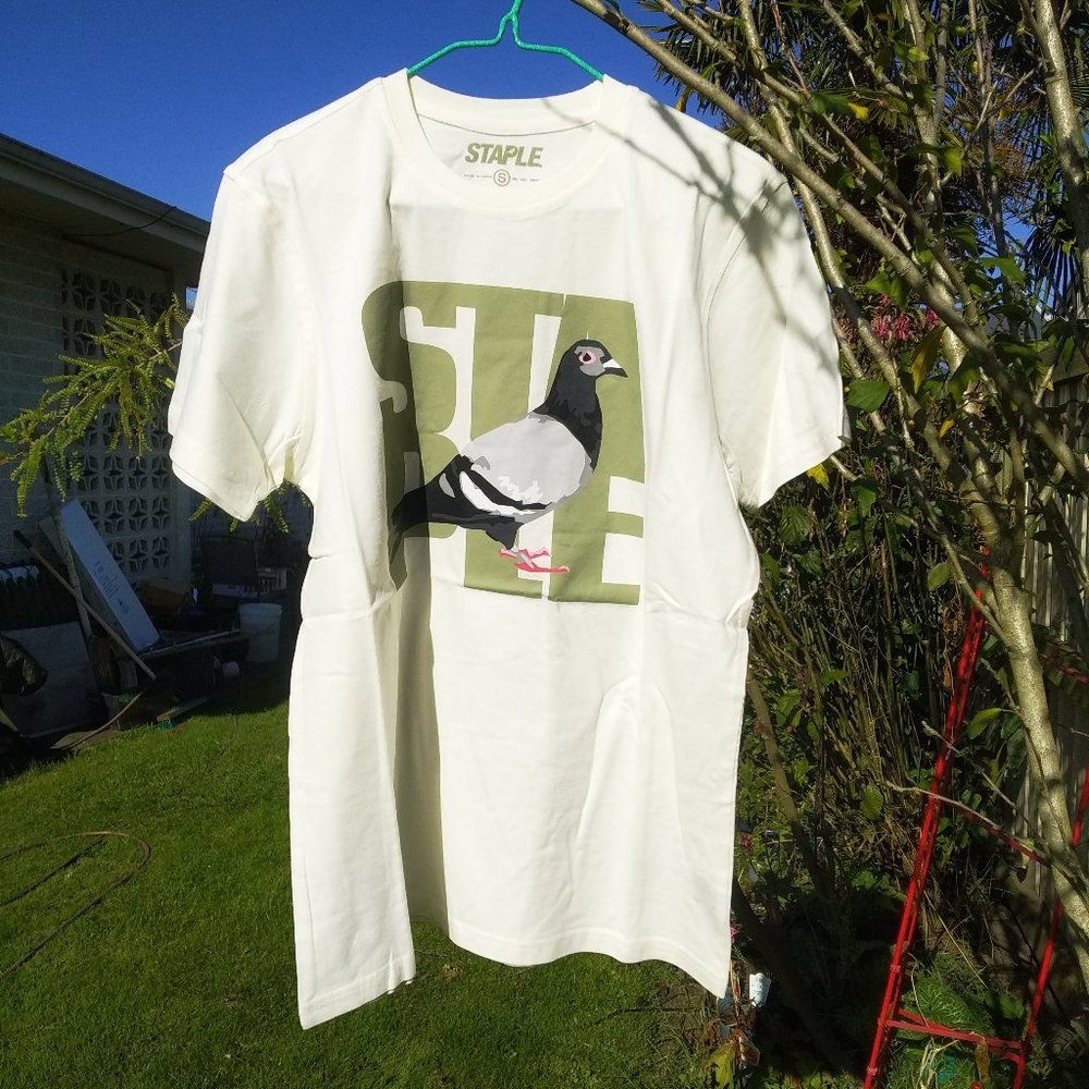 Staple Pigeon Cream T Shirt